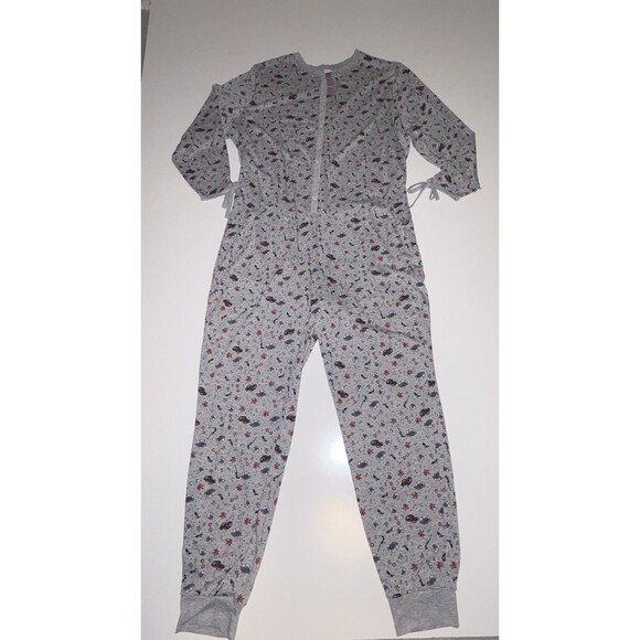 Savage X Fenty Tis The Savage Christmas Pajama Size 1X One Piece Open Back Flap - Picture 3 of 11